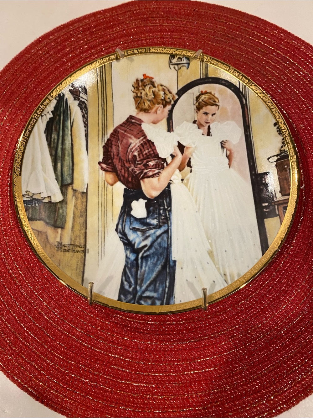 Vintage Norman Rockwell “The Prom Dress”